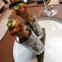 Vegan appetizer at Nirvana Kitchen in Leuven