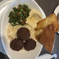falafel bowl  at The Green House in Willemstad