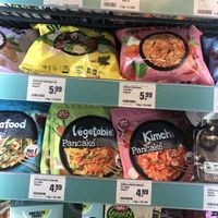 the kimchi pancakes are vegan  at Tains in Dusseldorf