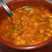 Vegetable curry at Taj a Palhota in Estoril