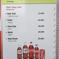 Menu 18/19 at Mam Xanh in Ho Chi Minh City