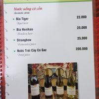 Menu 19/19 at Mam Xanh in Ho Chi Minh City