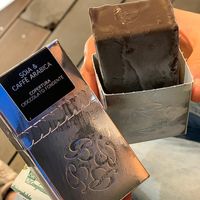 Soia e caffè arabica at Gelateria Del Biondo in Brescia