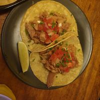 Smoked chikn taco $10 at Calle Rey in Newtown