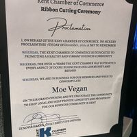   at Moe Vegan in Kent