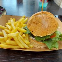 Cheese burger at VEG in Split