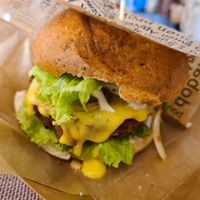 Say cheese burger at VEG in Split