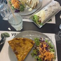 Fritata, Falafel wrap, Lasagna   at VEG in Split