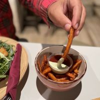 Sweet fries yum  at VEG in Split