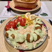 8 falafel and lasagne  at VEG in Split