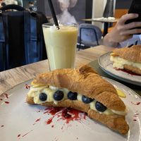 Smoothie & croissant   at VEG in Split