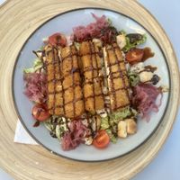 Ave Caesar salad - again, great tofu!  at VEG in Split