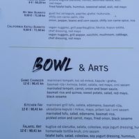 Menu at VEG in Split