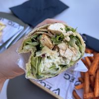 Tofu wrap  at VEG in Split