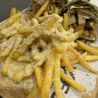 TRUFFLE FRIES OMG   at VEG in Split