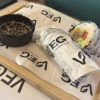 STICKY TERIYAKI SUSHIRITTO  at VEG in Split