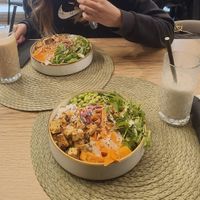 The kitchen fav and a protein smoothie at VEG in Split