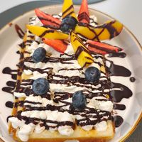 Sweet waffle at VEG in Split