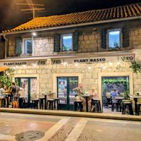 Exterior of the restaurant at VEG in Split