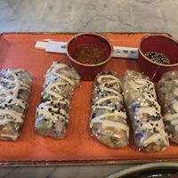 Raw Spring Rolls mmmmm at VEG in Split