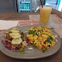 Scrambled tofu at VEG in Split