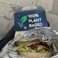 cheese and chicke' at Space Burger in Vienna