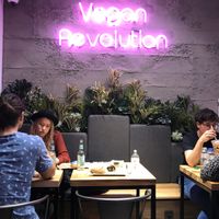 The ambiance.... at Space Burger in Vienna