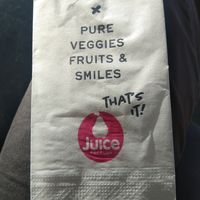 Napkin at VIE - Juice Factory - T3 in Vienna
