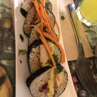 Sushi roll  at Le Botaniste - Bailli in Brussels
