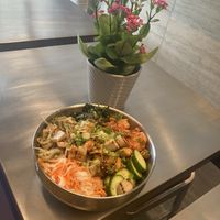 Vegan bibimbop  at noodlelove in New York City