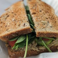 Chickpea tuna sandwich at Green Box Kitchen in Wilmington