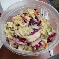 Slaw & chicken parm hoagie lunch special at KraVegan in Jacksonville