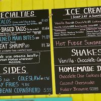 Plant-based tacos for lunch and a brownie for dessert?! at Blanchards Restaurant and Beach Shack in West End Village