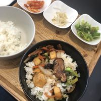 Bulgogi with veg/tofu (had mixed with rice before photo)  at Persimmon Tree in Victoria