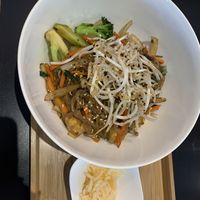 GF vegan noodles   at Persimmon Tree in Victoria