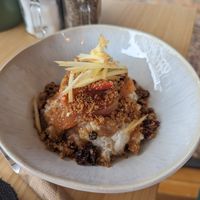 Rice pudding at The Corner Store Cafe in Dunedin