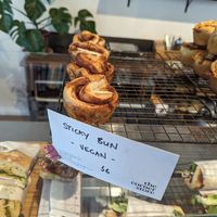 Sticky buns! at The Corner Store Cafe in Dunedin