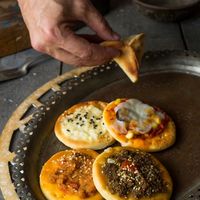Thyme and Spinash at Sahtein Oven in Cairo