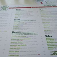 Wide variety of meals at The Greenside Cafe in Johannesburg