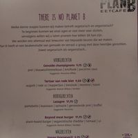 Vegan/vega menu at Eetcafe Plan B in Leusden