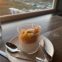 Mango & coconut tapioca pudding  at Pickled Fish in Long Beach