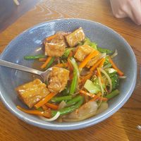 Hot Basil Tofu at Khun Pun Thai in Auckland