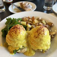 Lotus Benedict- amazing!!  at Blossoming Lotus - Irvington in Portland