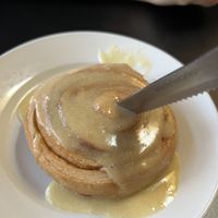 Cinnamon roll  at Blossoming Lotus - Irvington in Portland