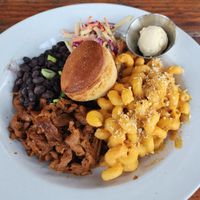 BBQ Bowl (soy curls) at Blossoming Lotus - Irvington in Portland