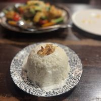 Coconut rice  at Sukkho Thaii in Thirroul