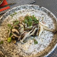 Mushroom larb - starter at Giggling Squid in Beaconsfield