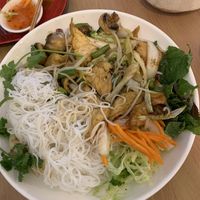 Vermicelli salad, I had mixed it up a bit before I took the photo 😅 at Saigon Chopsticks in The Entrance