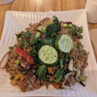 Vegan fried rice at Saigon Chopsticks in The Entrance