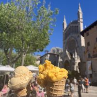   at Gelat Sóller - Plaça des Mercat in Mallorca